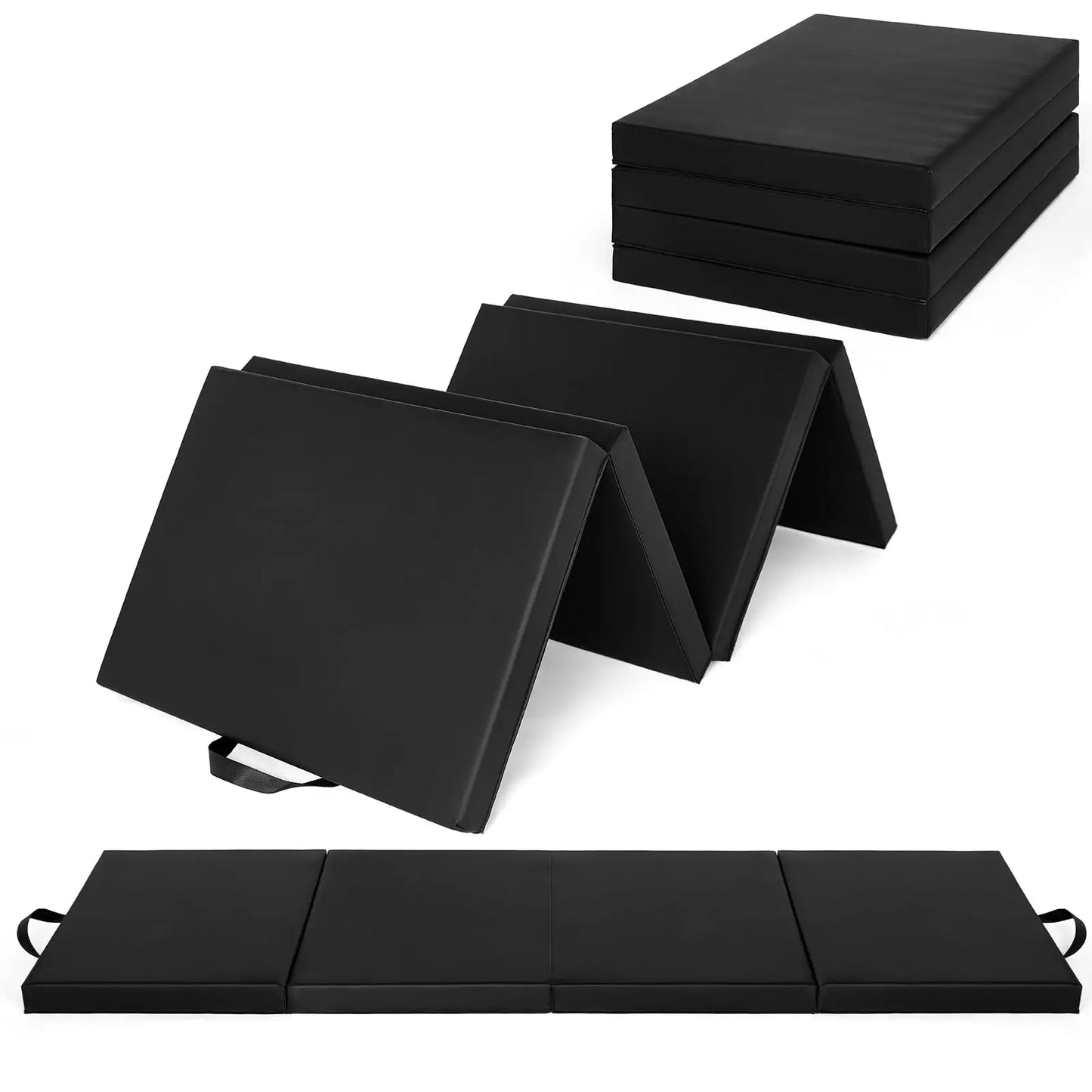 HiMISS Foldable Gymnastics Mat Home Gym Durable Exercise Tumbling Pad