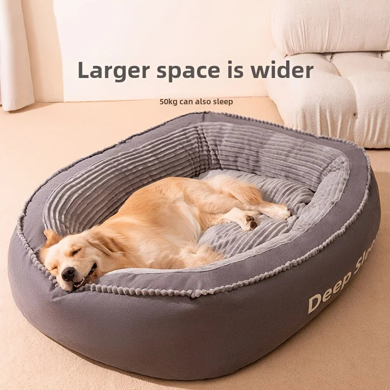 Donut Shaped Pet Bed For Dogs And Cats Washable Cozy