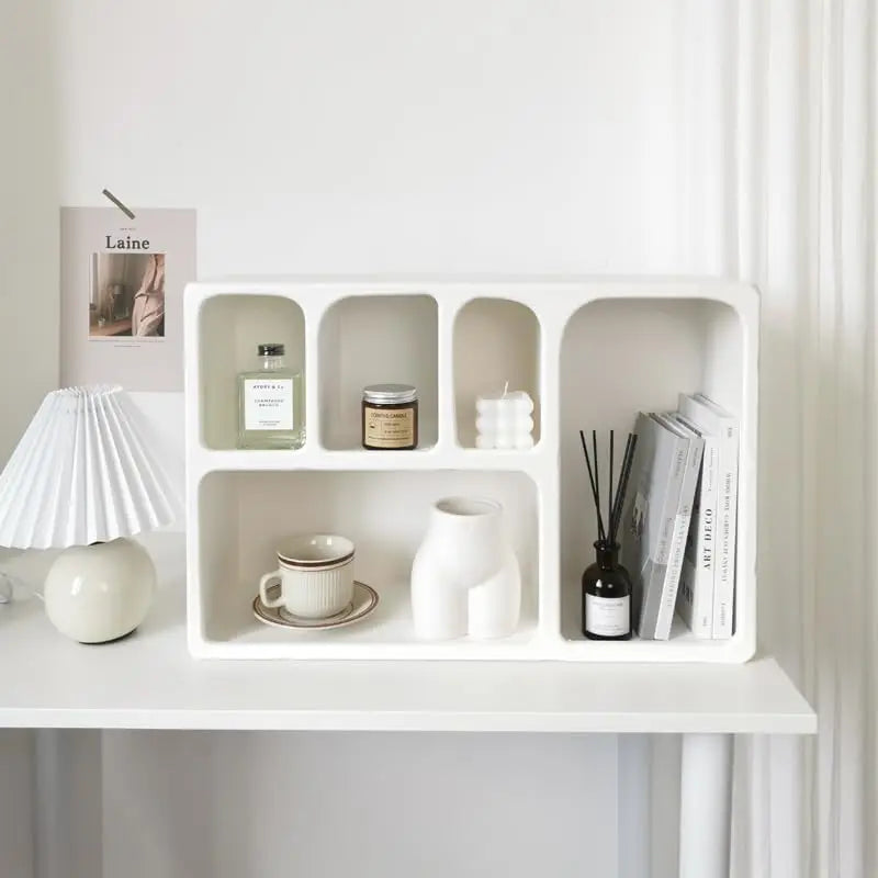 Bymaocar Wall Mounted Storage Cabinet With 5 Compartments