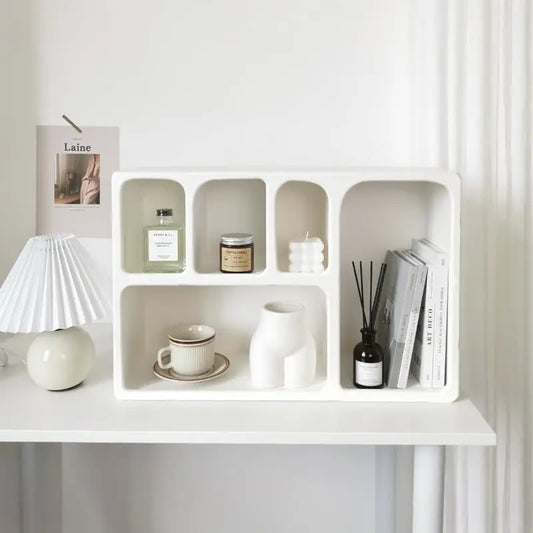 Bymaocar Wall Mounted Storage Cabinet With 5 Compartments