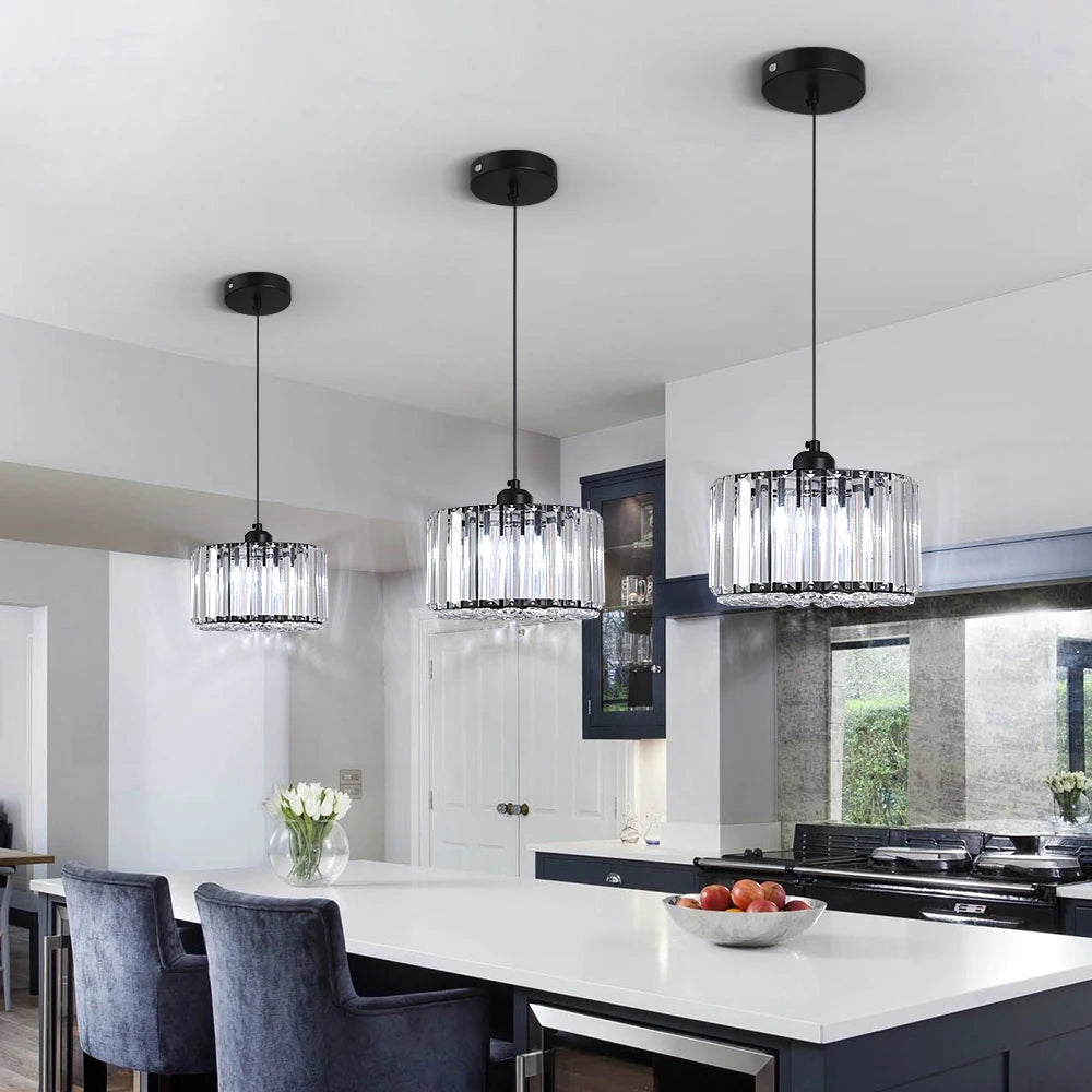 Vetrulus Nordic Modern Pendant Light Crystal LED Chandelier