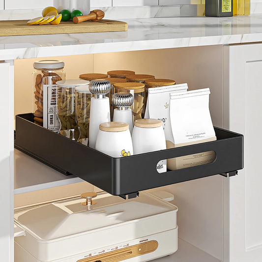 TWISTER.CK Pull Out Cabinet Organizer Heavy Duty Slide Out Drawers