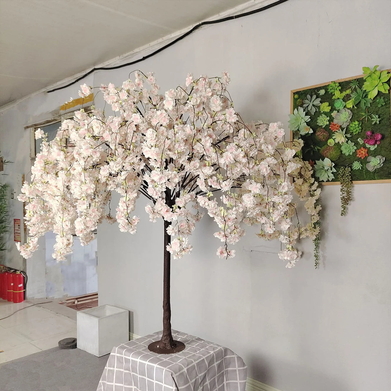 Simulation Cherry Blossom Floor Tree Decoration For Wedding Outdoor Garden