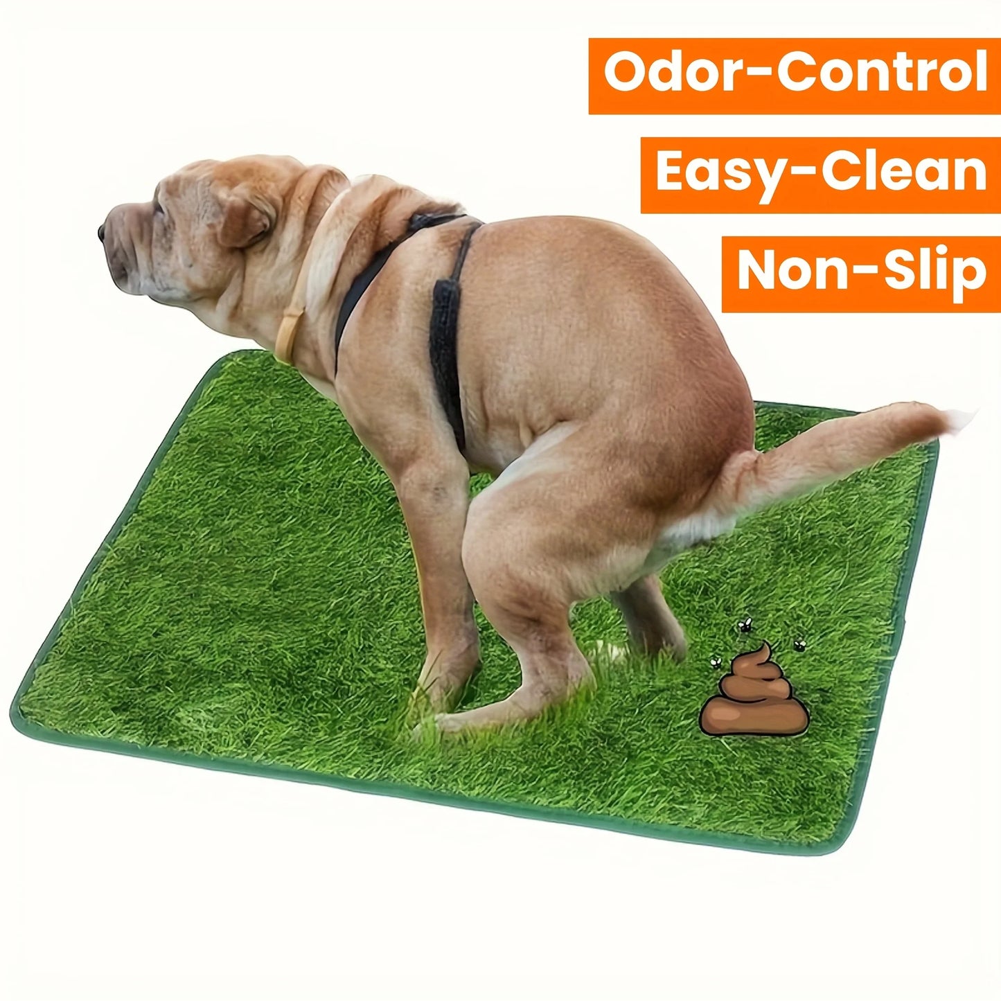 Simulation Lawn Dog Toilet Training Mat Washable Urine Pad