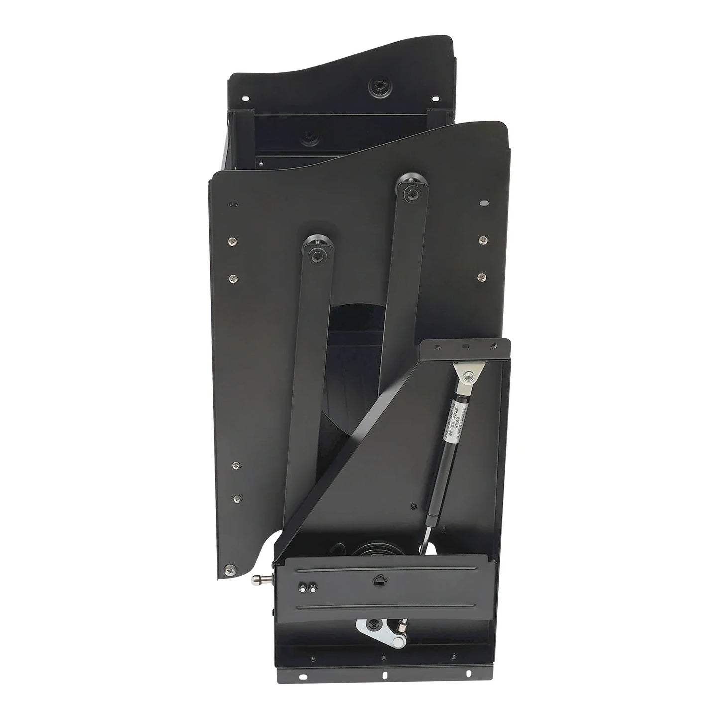 Two Tier Pull Down Cabinet Shelf Organizer For Kitchens And Bars