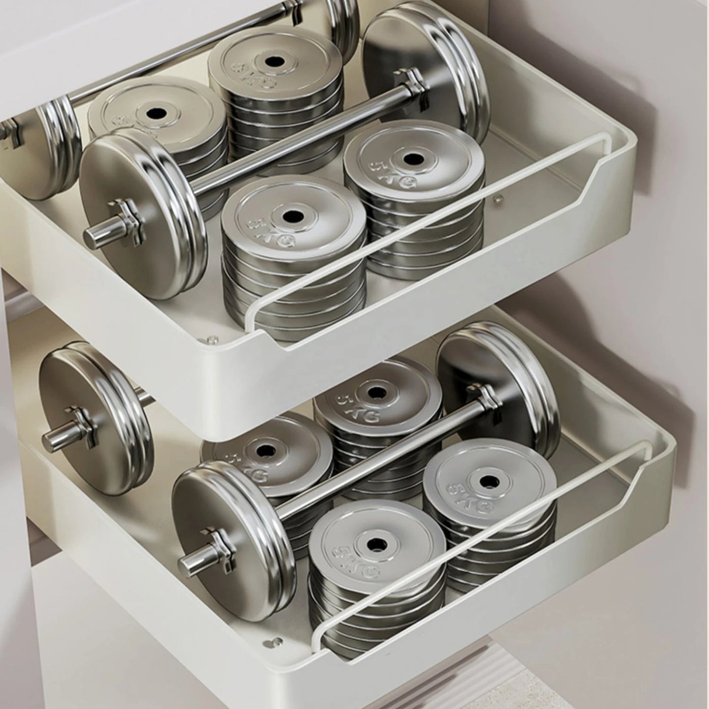 TWISTER.CK Pull Out Cabinet Organizer With Adhesive Film Sliding Drawer