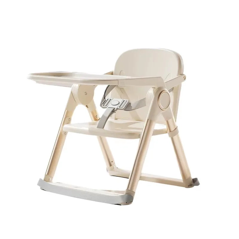 Portable Baby Folding Booster Seat High Chair For Dining