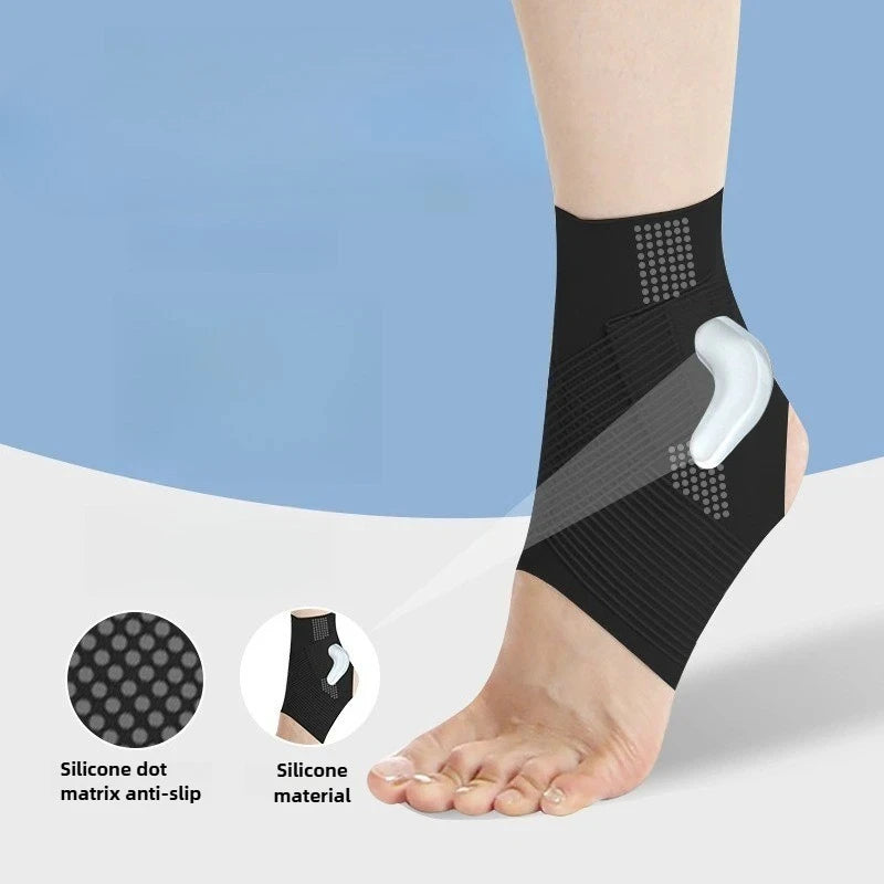 Ankle Brace With Silicone Pad For Sprain Protection