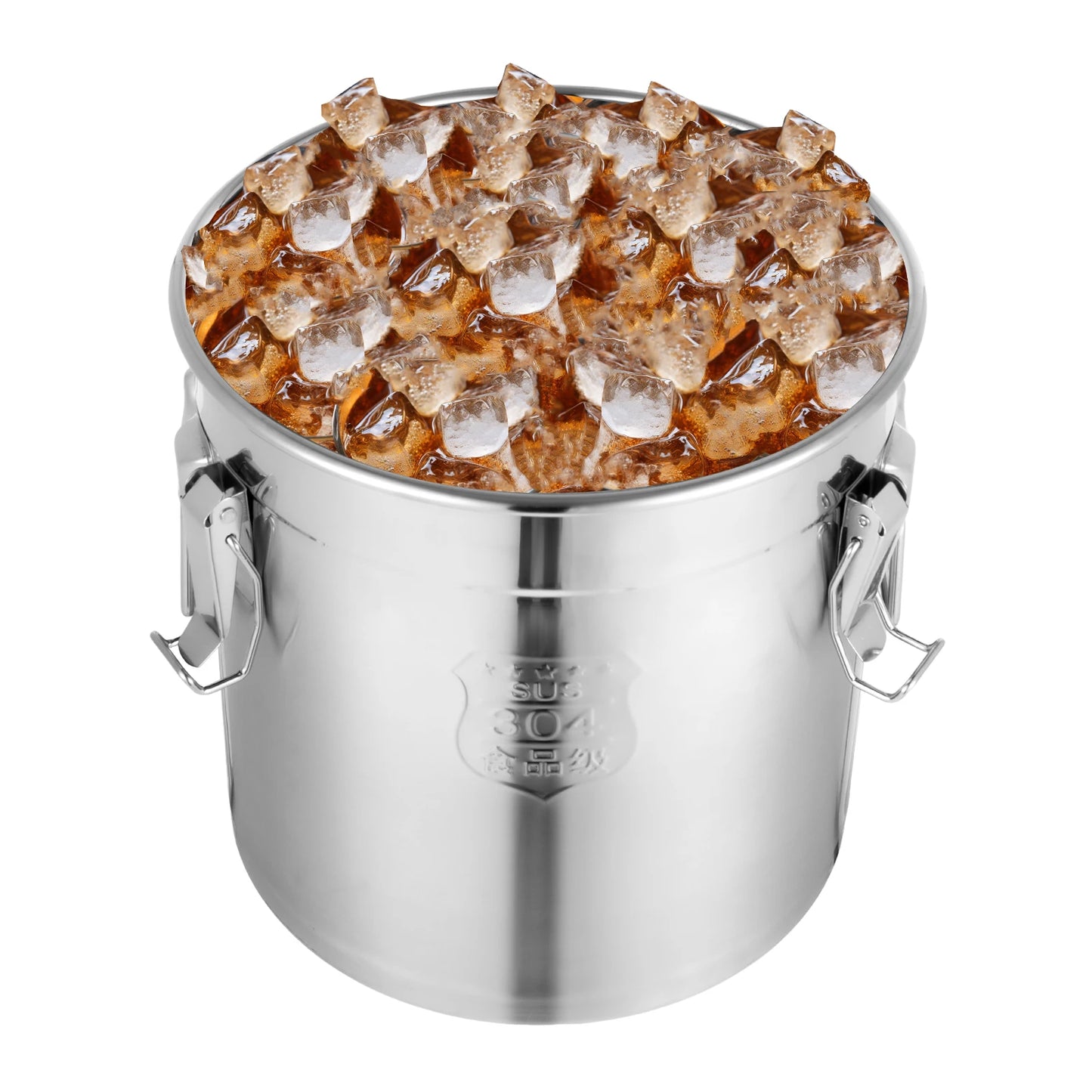 Bymaocar 304 Stainless Steel Airtight Cereal Container With Lid