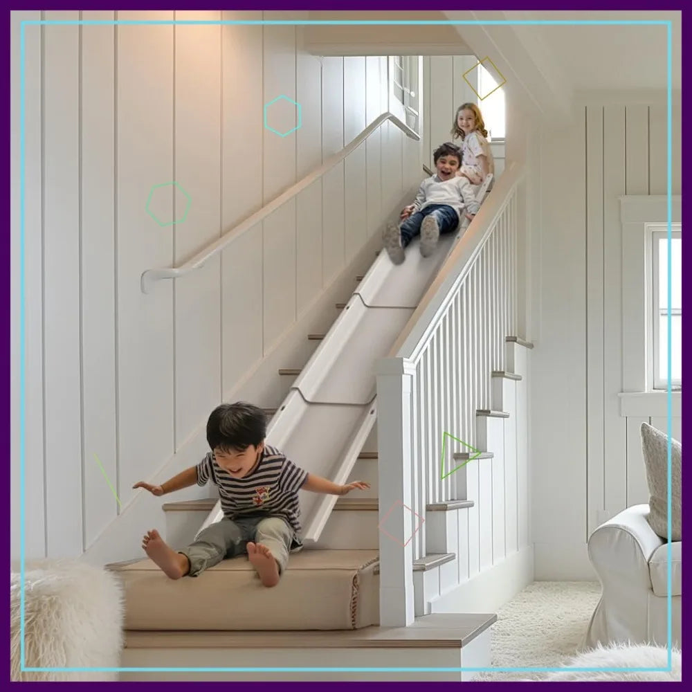 4 Pack Indoor Staircase Slide For Kids Adjustable Length Safe Anti Slip