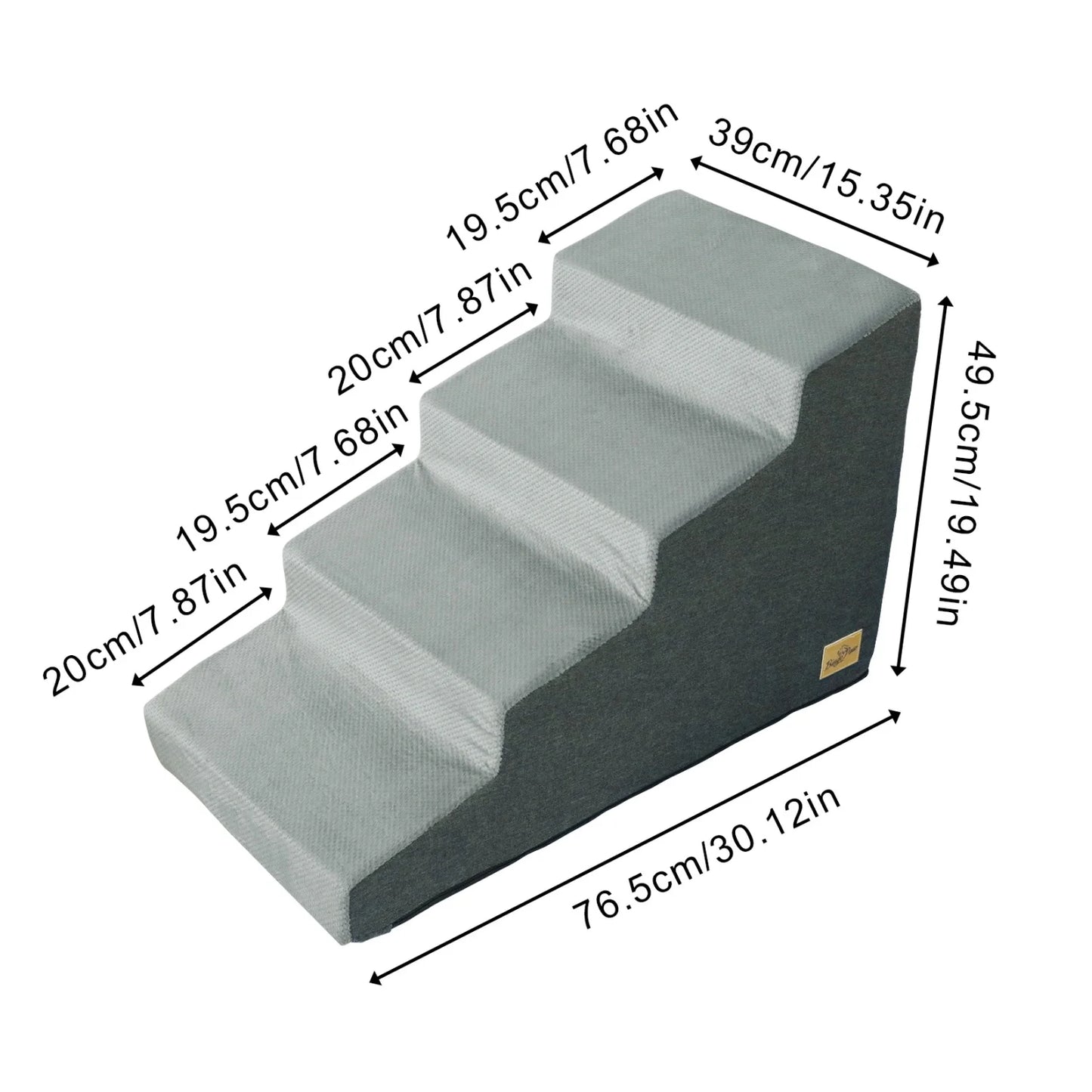 Non Slip Dog Stairs Ramp With Washable Cover For Small Dogs