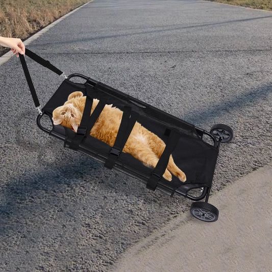 Animal Stretcher Pet Trolley Heavy Duty Veterinary Cart