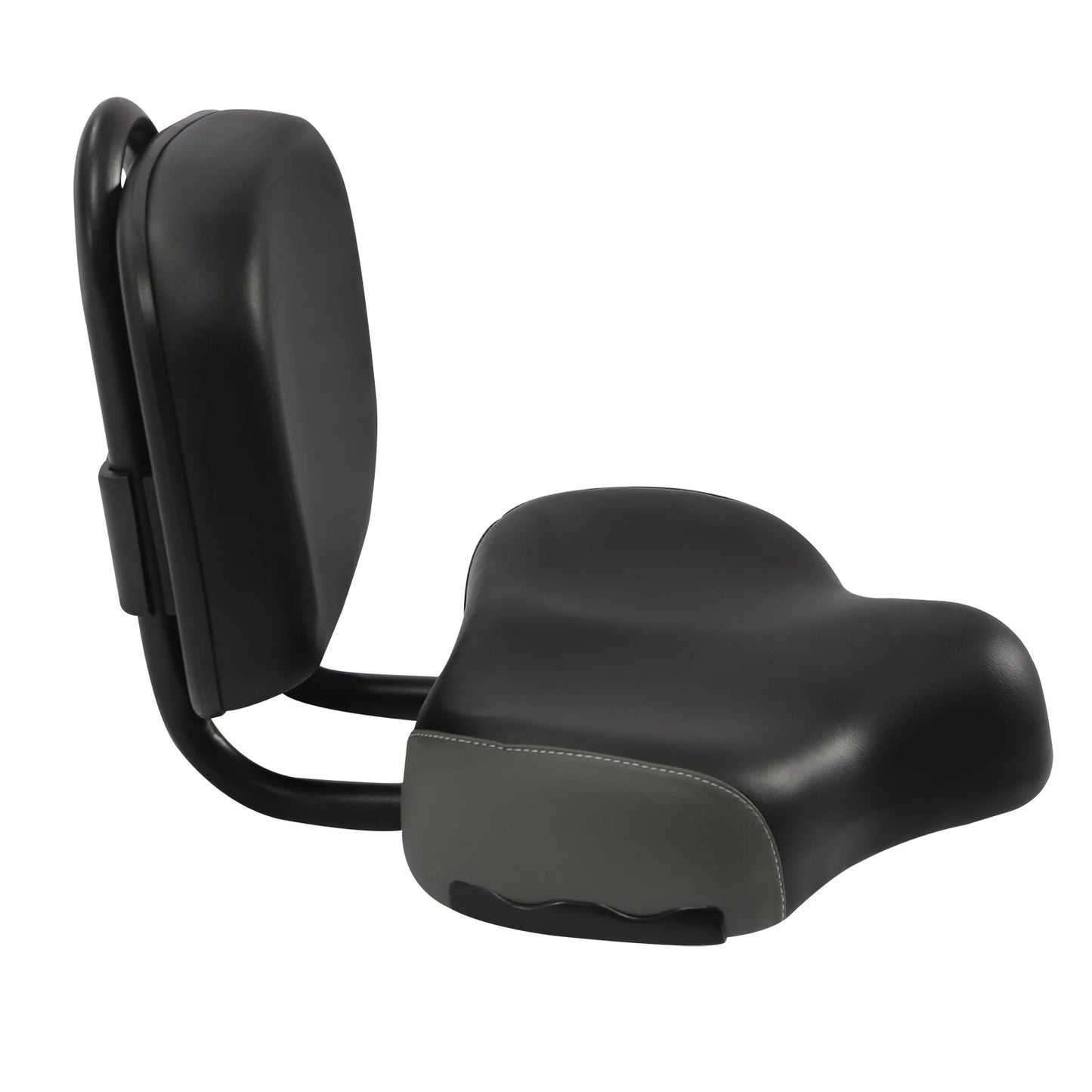 Extra Wide Bike Seat With Backrest Ergonomic Design Adjustable Height