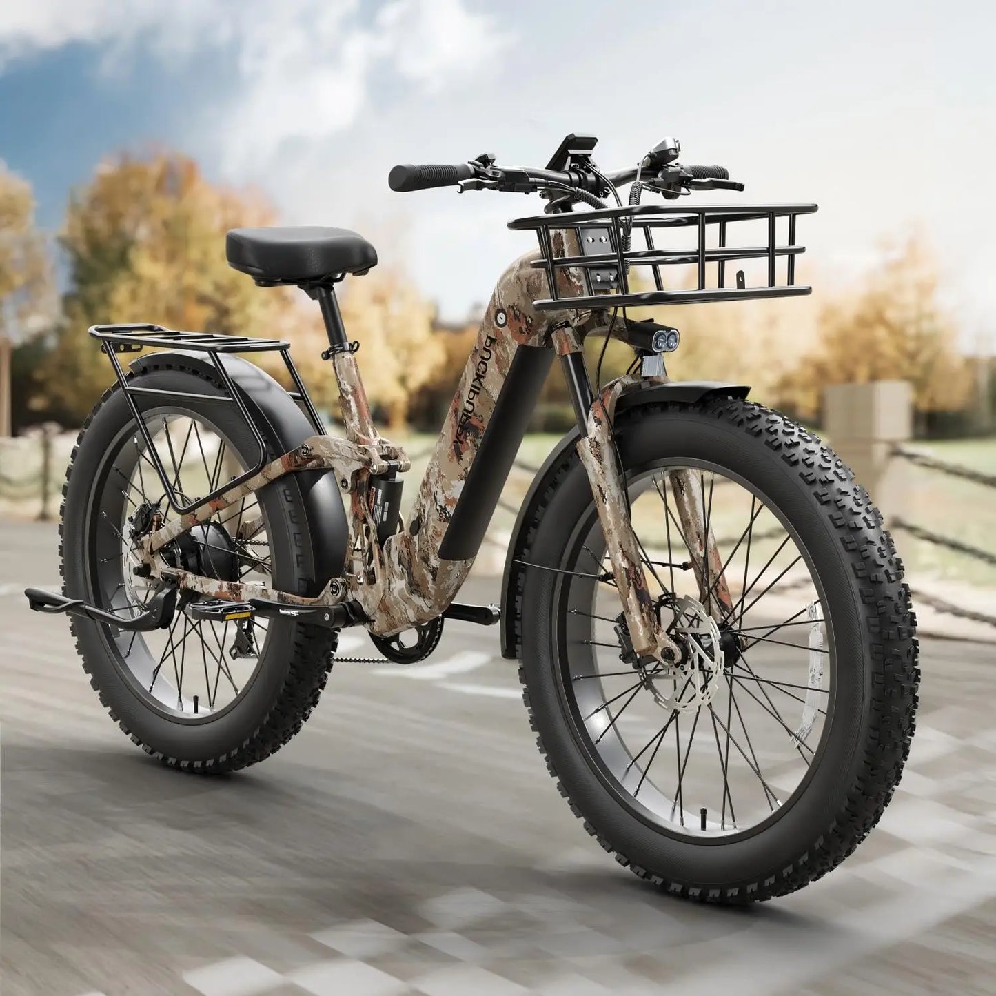 PUCKIPUPPY Boxer ST 960W 48V 20Ah Fat Tire Suspension EBike