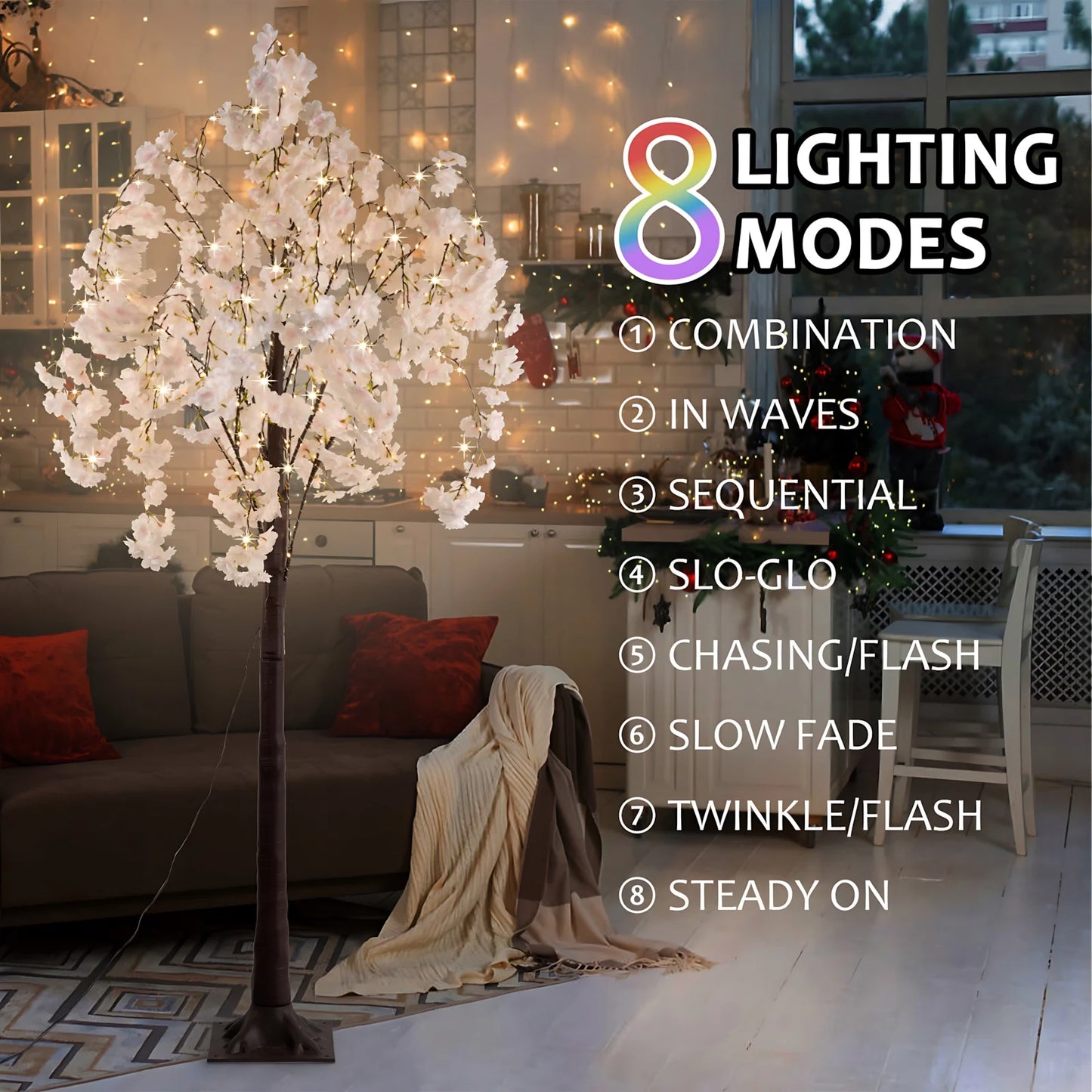 Cherry Blossom Tree Light With 450 LED Lights