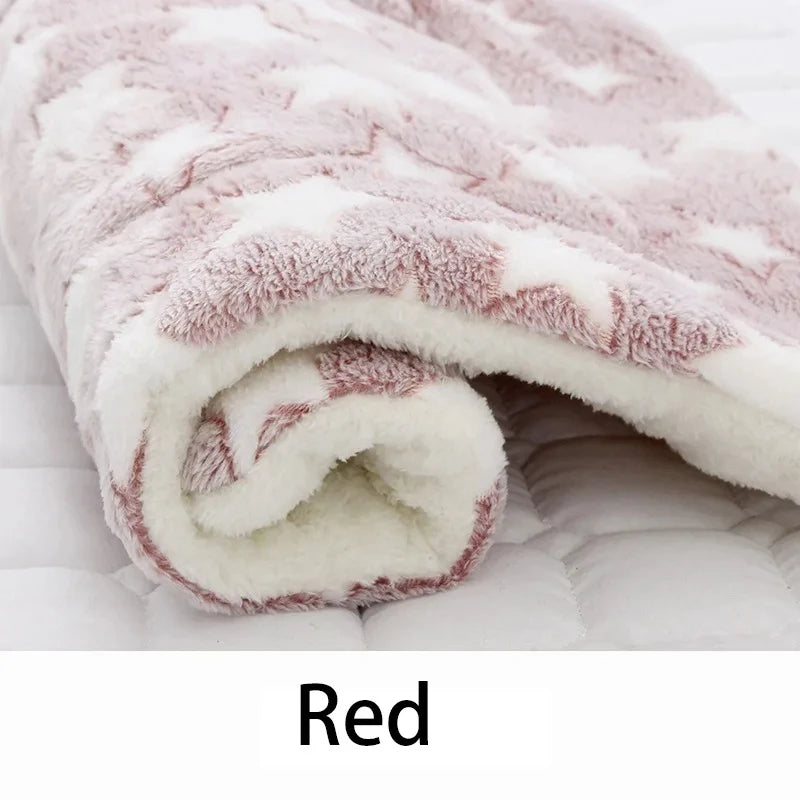 Flannel Pet Sleeping Mat Bed for Dogs and Cats Comfort