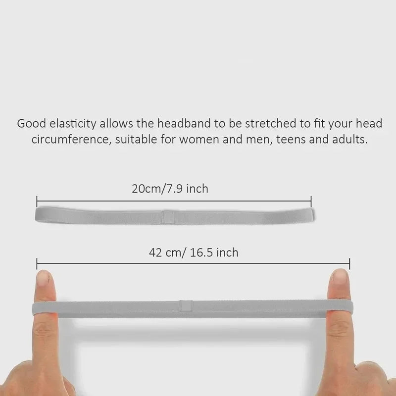 Non Slip Elastic Sweatband Headband For Yoga Running Fitness Exercise