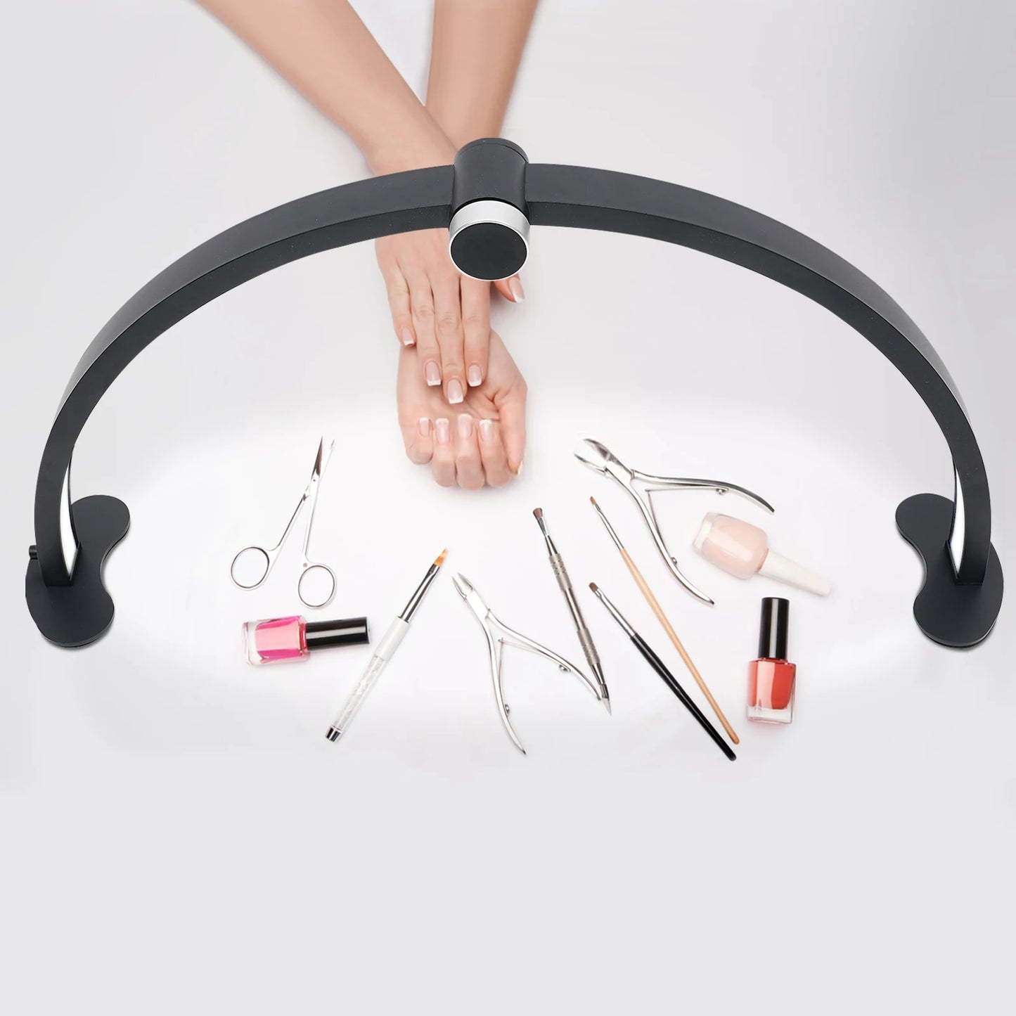 LED Half Moon Desk Lamp With Adjustable Brightness 3000K 6000K