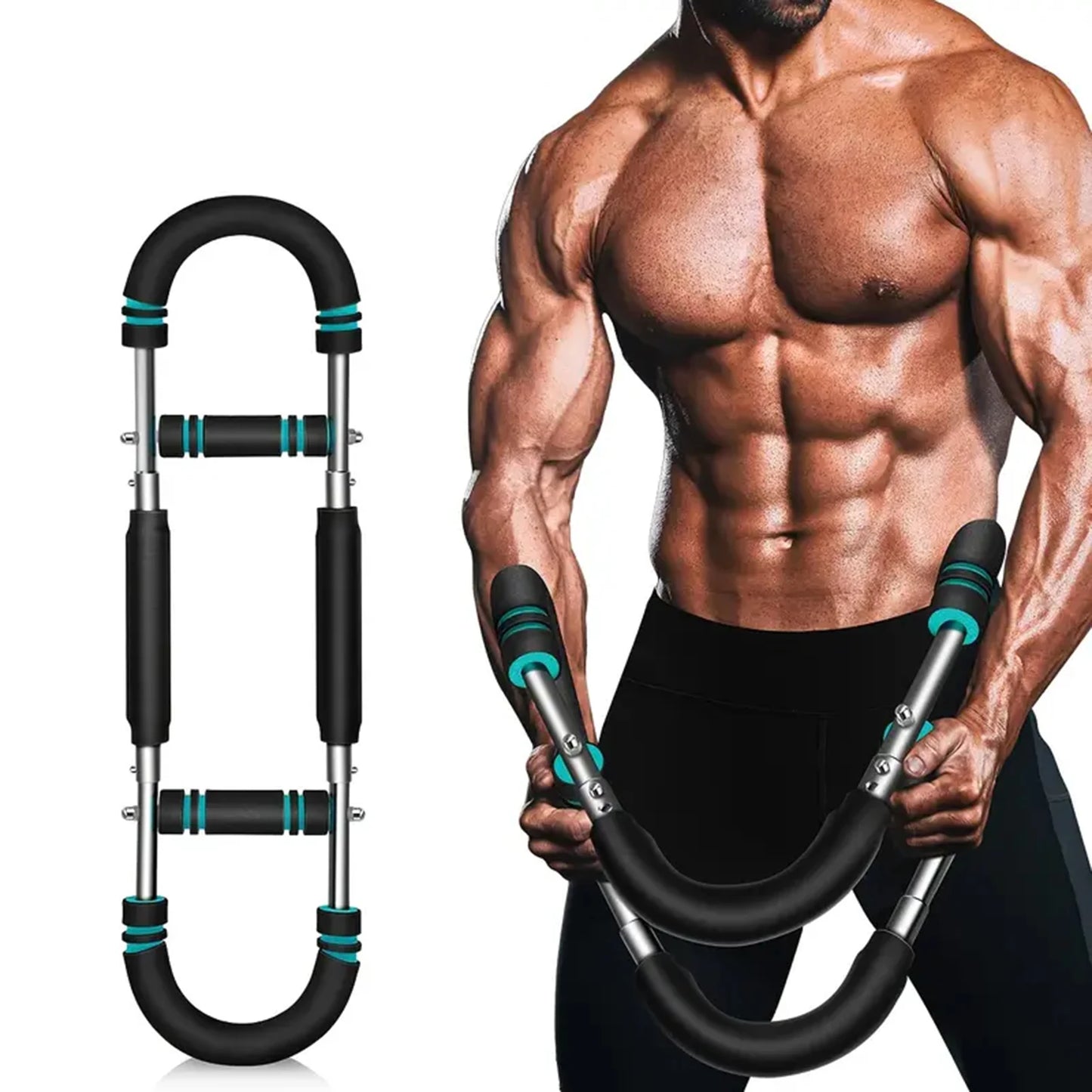 U Shape Hand Gripper Strength Trainer Twister Arm Exerciser