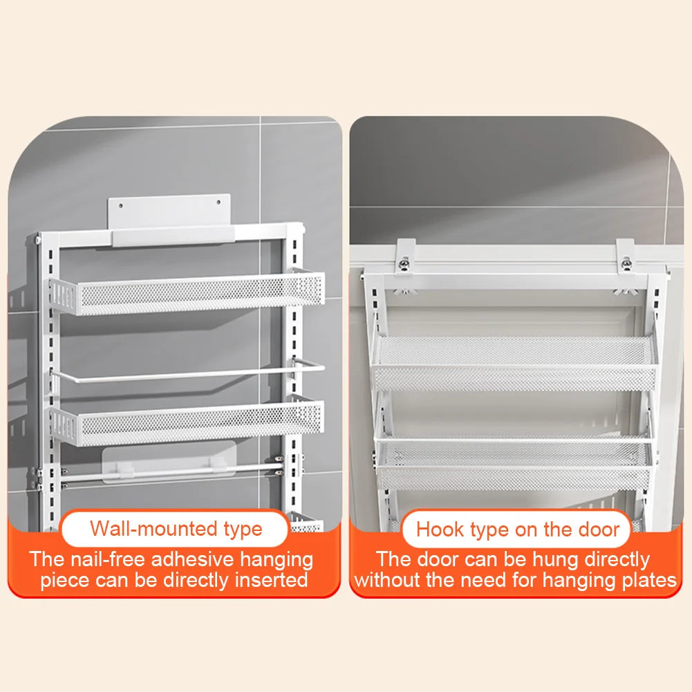 HiMISS Six Tier Over The Door Pantry Organizer With Baskets
