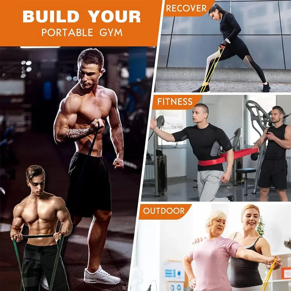 Resistance Bands For Pull Up Assistance And Home Strength Training