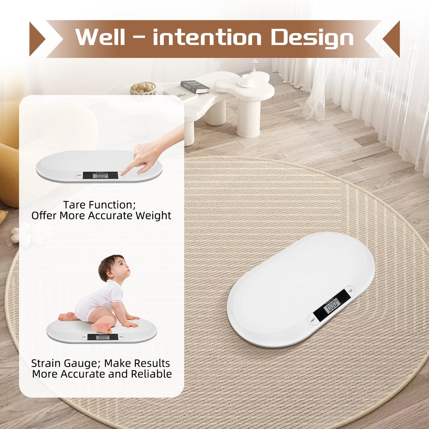 Digital Baby Scale 44lb Capacity With Auto Shut Off