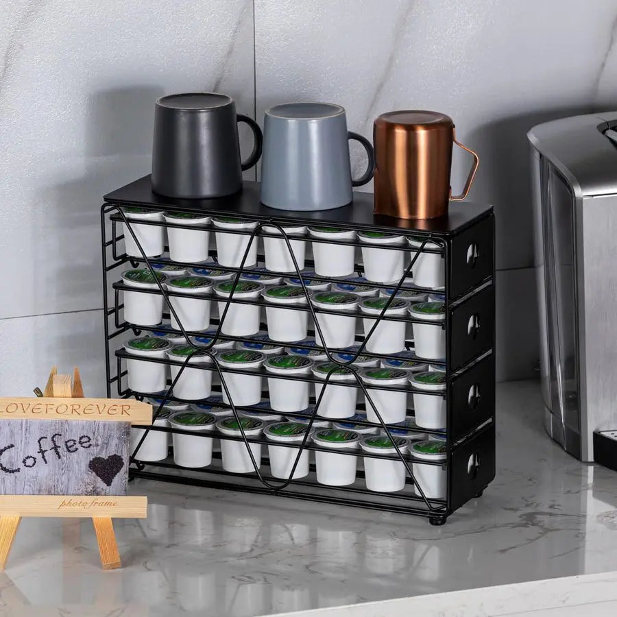 XMSJ Keurig K Cup Holder Organizer 4 Tier Pod Capacity