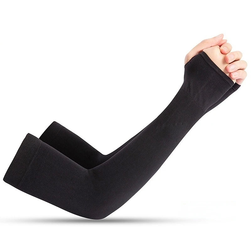 Two Pack Unisex Cooling Arm Sleeves UV Protection For Running Cycling Fishing
