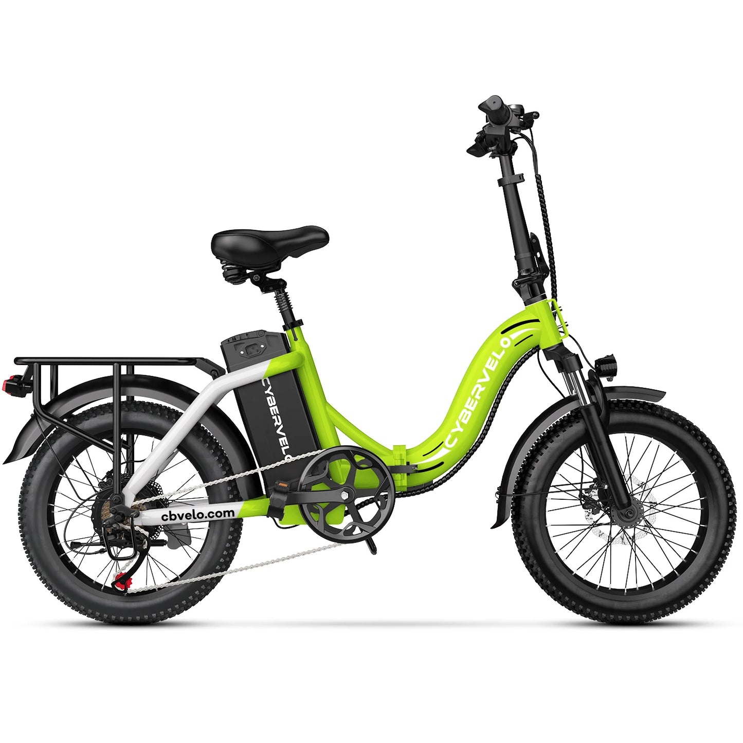 CYBERVELO Mars700 1000W Foldable Fat Tire Electric Bike for Adults