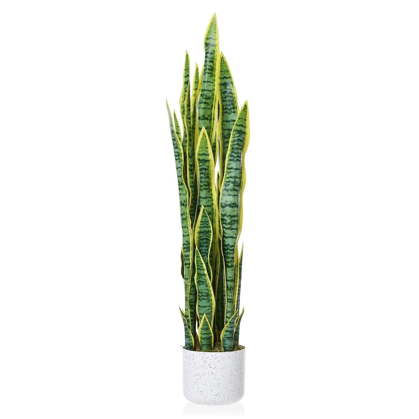 HiMISS Artificial Sansevieria Snake Plant With Planter