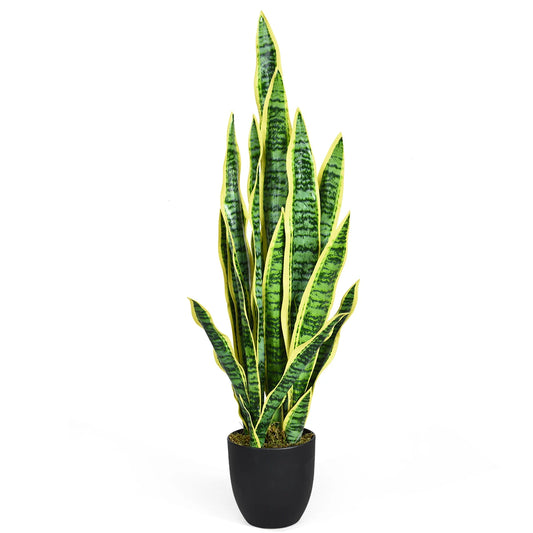LIFEZEAL CN Snake Plant Artificial Sansevieria Indoor Decoration