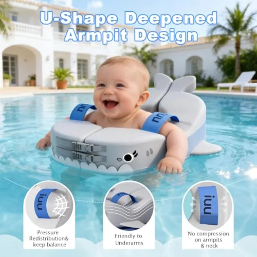 Non Inflatable Baby Pool Float Arm Trainer With Pearl Foam