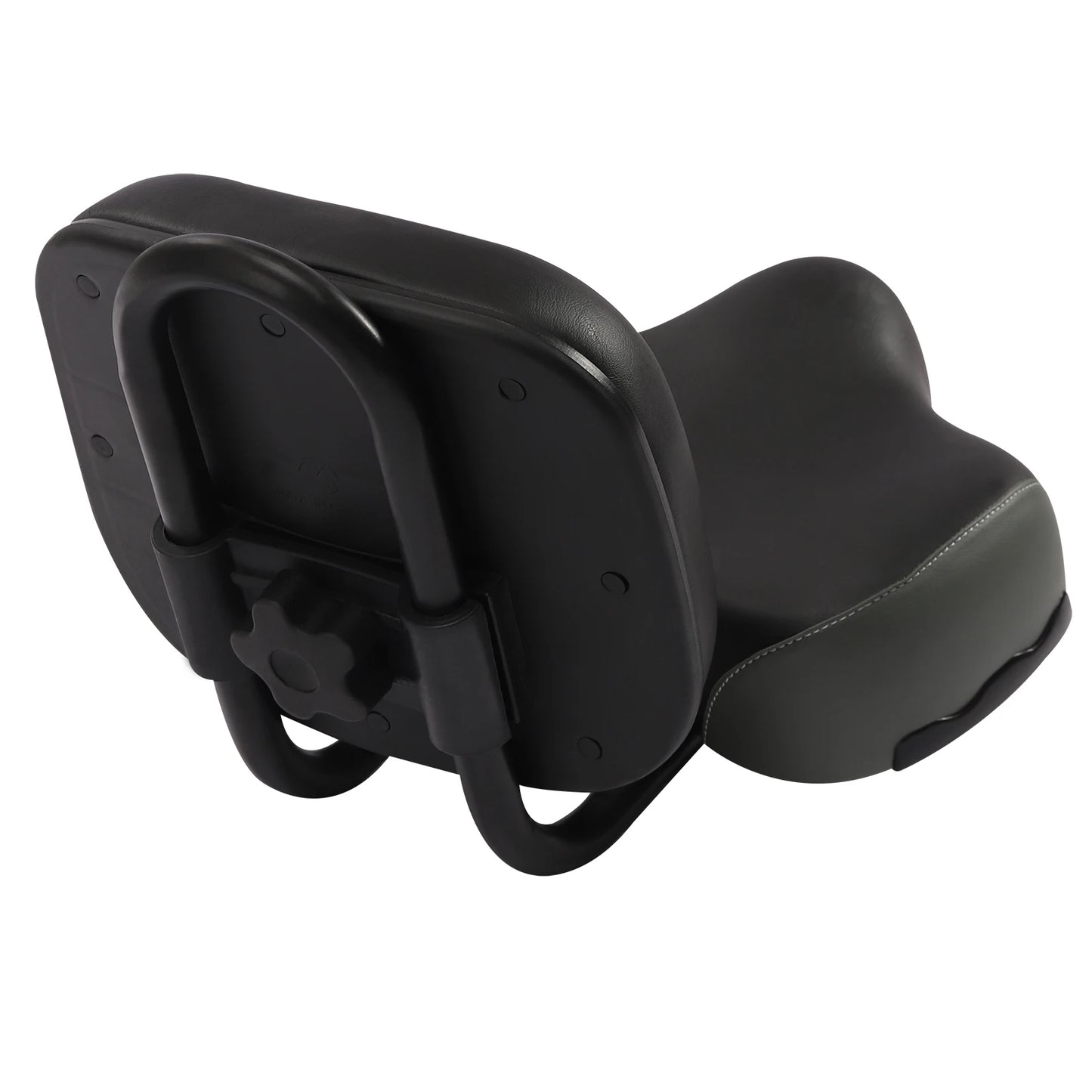 Extra Wide Bike Seat With Backrest Ergonomic Design Adjustable Height