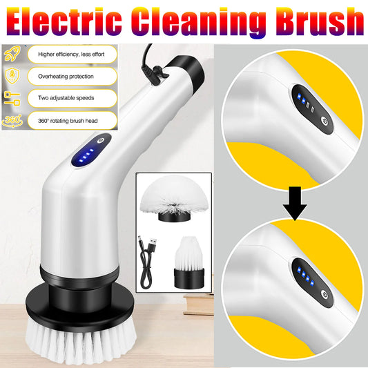 DayPlus 3 In 1 Electric Cleaning Brush USB Rechargeable Scrubber