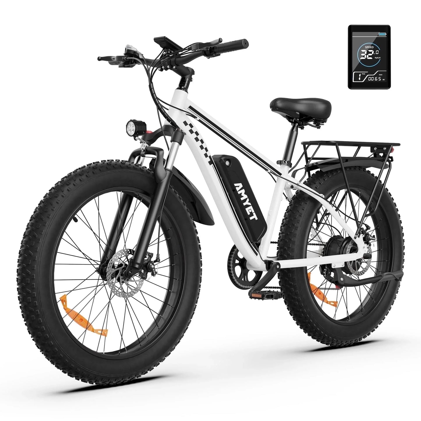 AMYET EB26 Electric Bike 1500W 720Wh Fat Tire Mountain Bike
