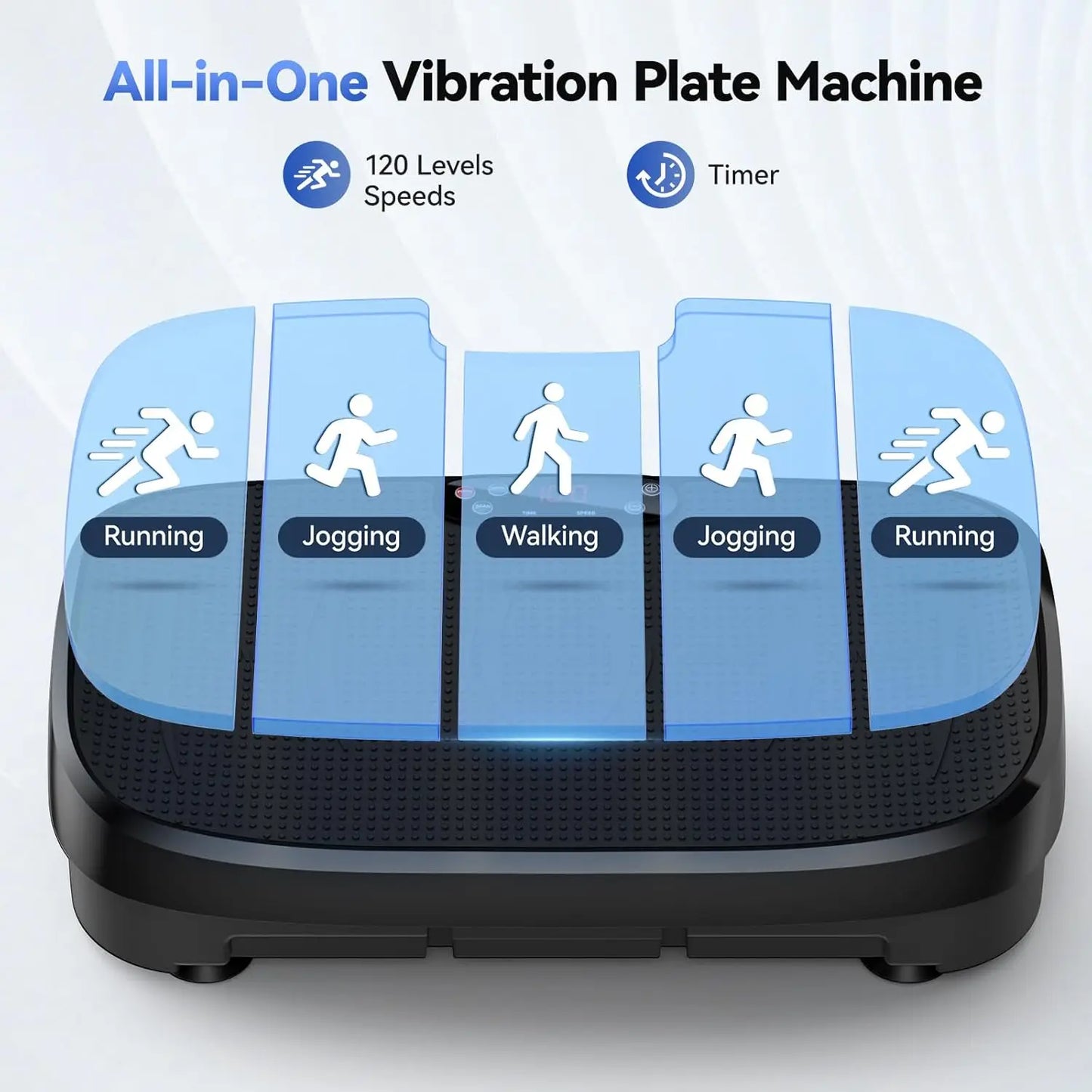 HTM Vibration Plate Fat Burning Fitness Platform 120 Levels