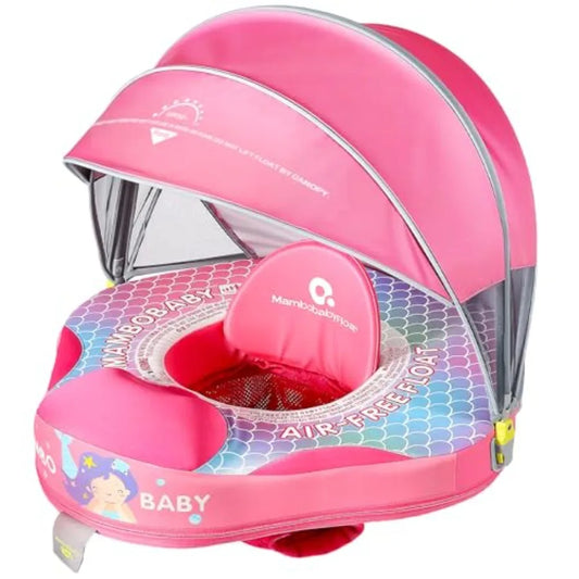 Pool Float With Canopy Safe Seat For Infants 3-24 Months