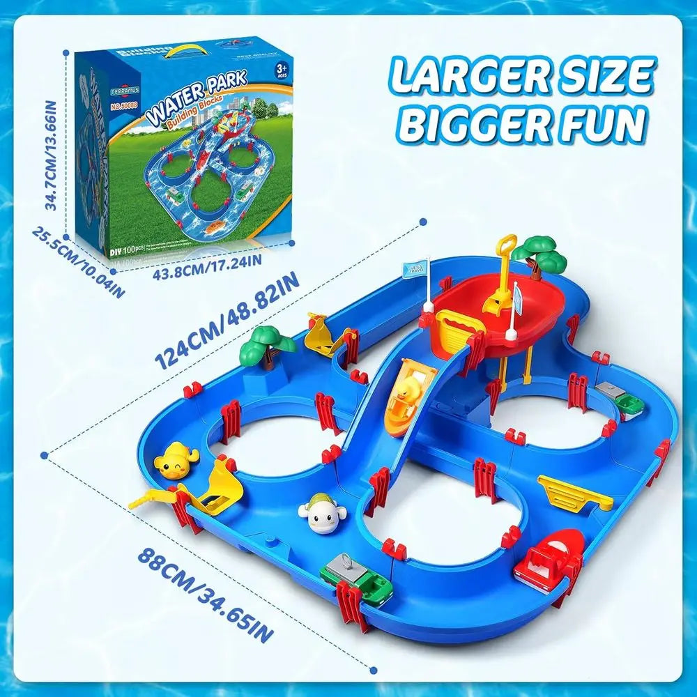 Double Tier Kids Water Table With Pump And Waterways