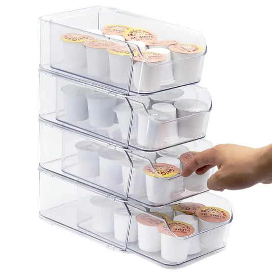 XMSJ Coffee Pod Holder for Counter Transparent Nespresso Drawer