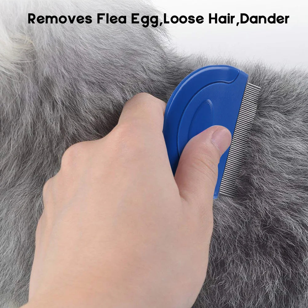 Gentle Flea Comb for Cats and Dogs Pet Hair Removal