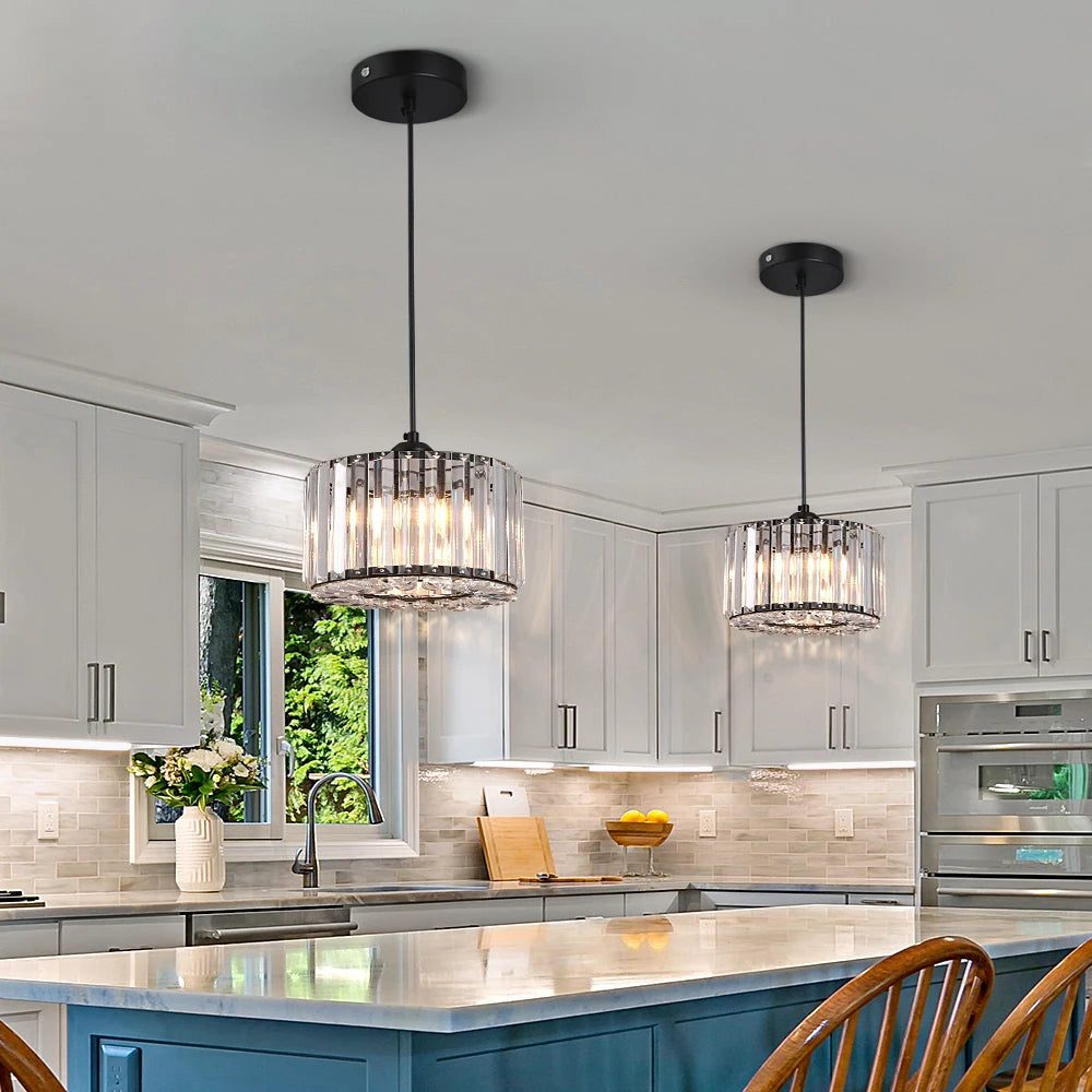 Vetrulus Nordic Modern Pendant Light Crystal LED Chandelier