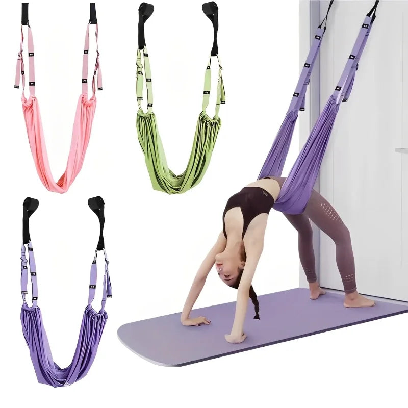 Adjustable Aerial Yoga Strap Fitness Belt for Stretching and Splits