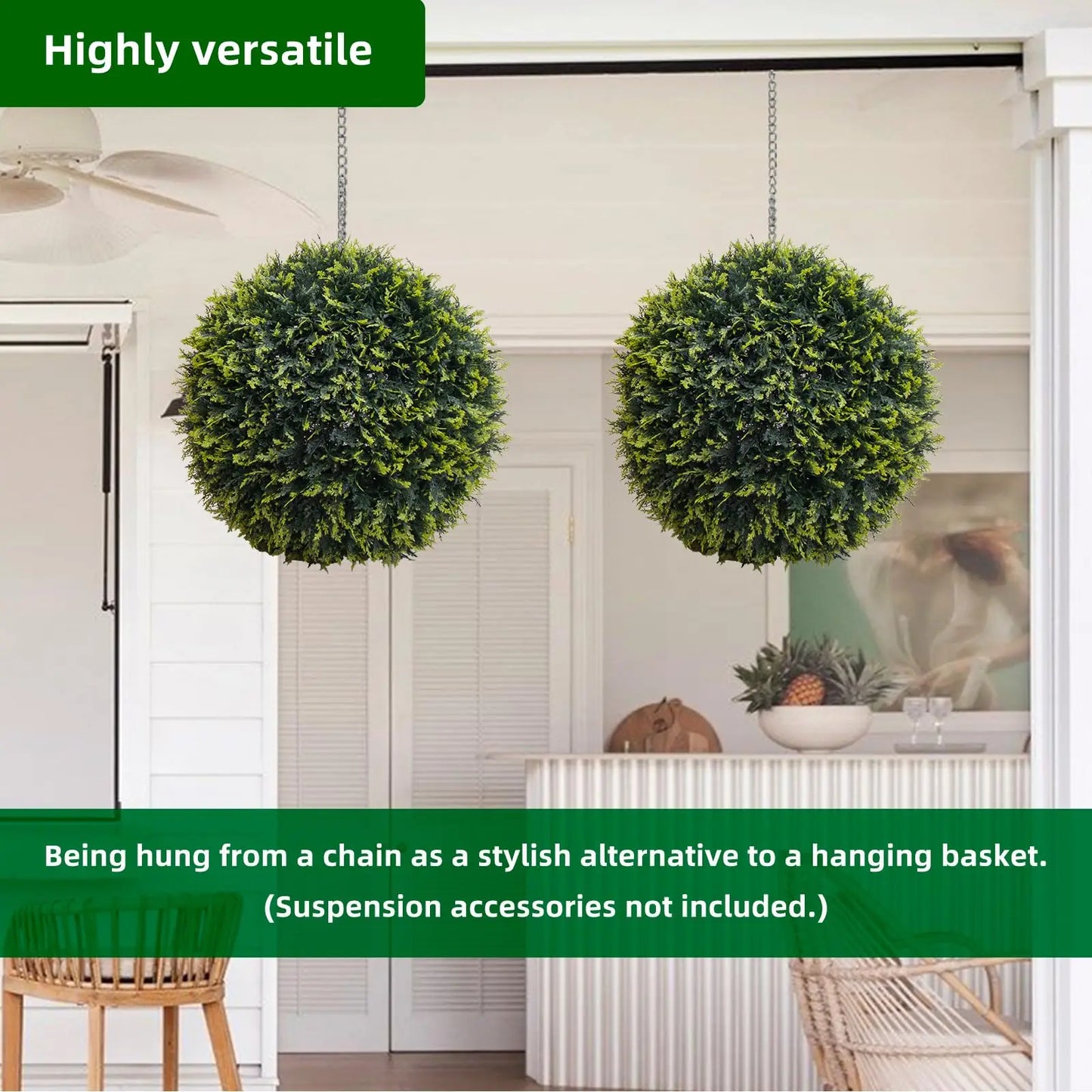 Studyset CN Topiary Balls Artificial Outdoor Decor