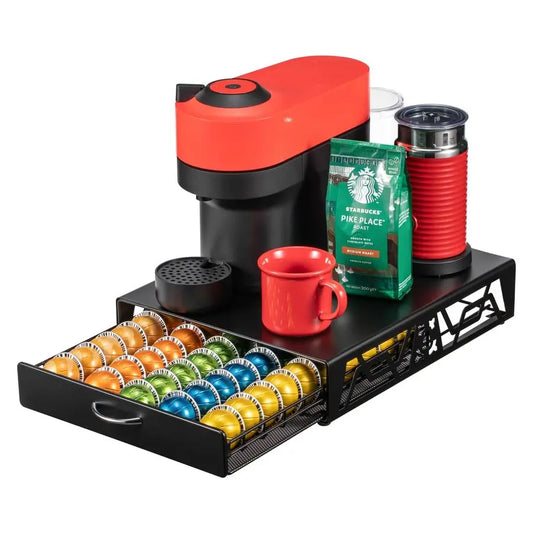 XMSJ Pod Holder Capsule Organizer For Nespresso Vertuo Pods
