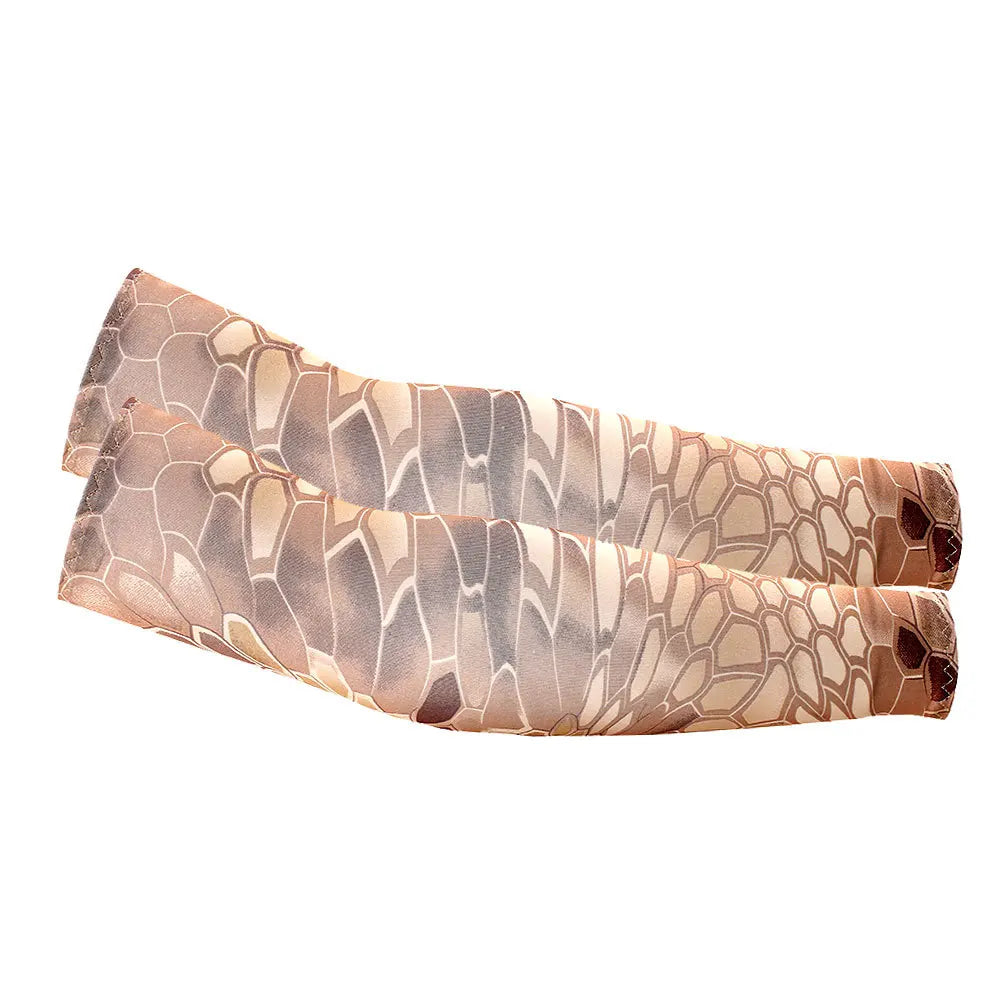 Two Pack Unisex Cooling Arm Sleeves UV Protection For Running Cycling Fishing