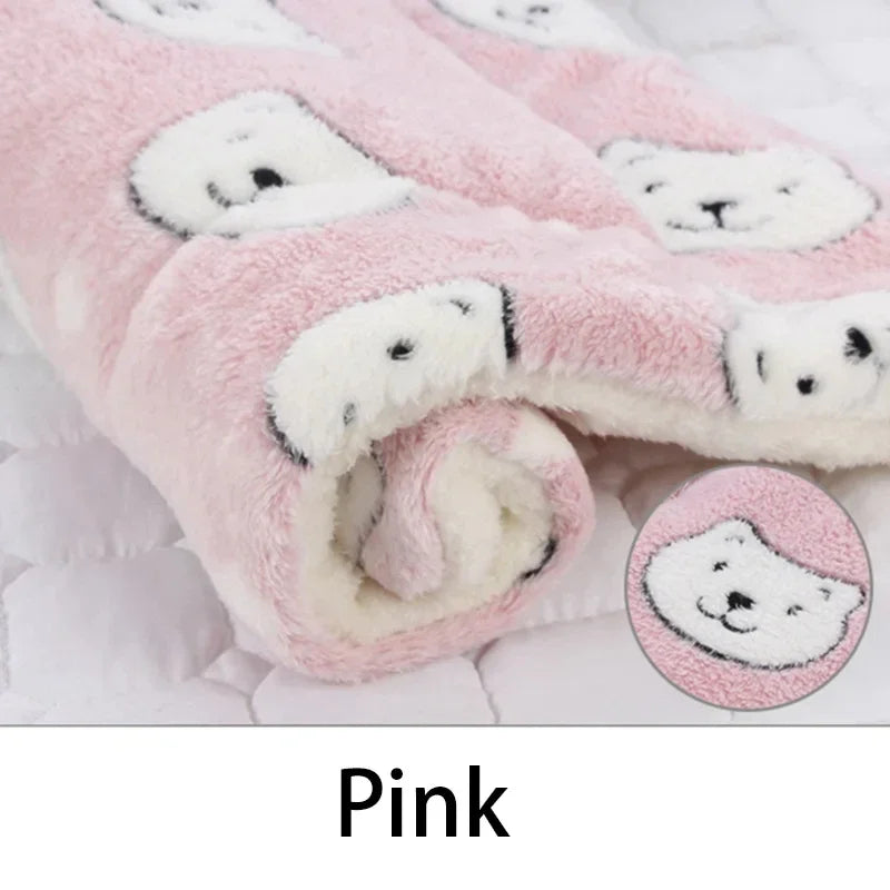 Flannel Pet Sleeping Mat Bed for Dogs and Cats Comfort