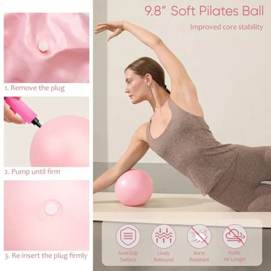 Yao Hui Huang Pilates Kit 18 Piece Home Workout Set With Resistance Bands