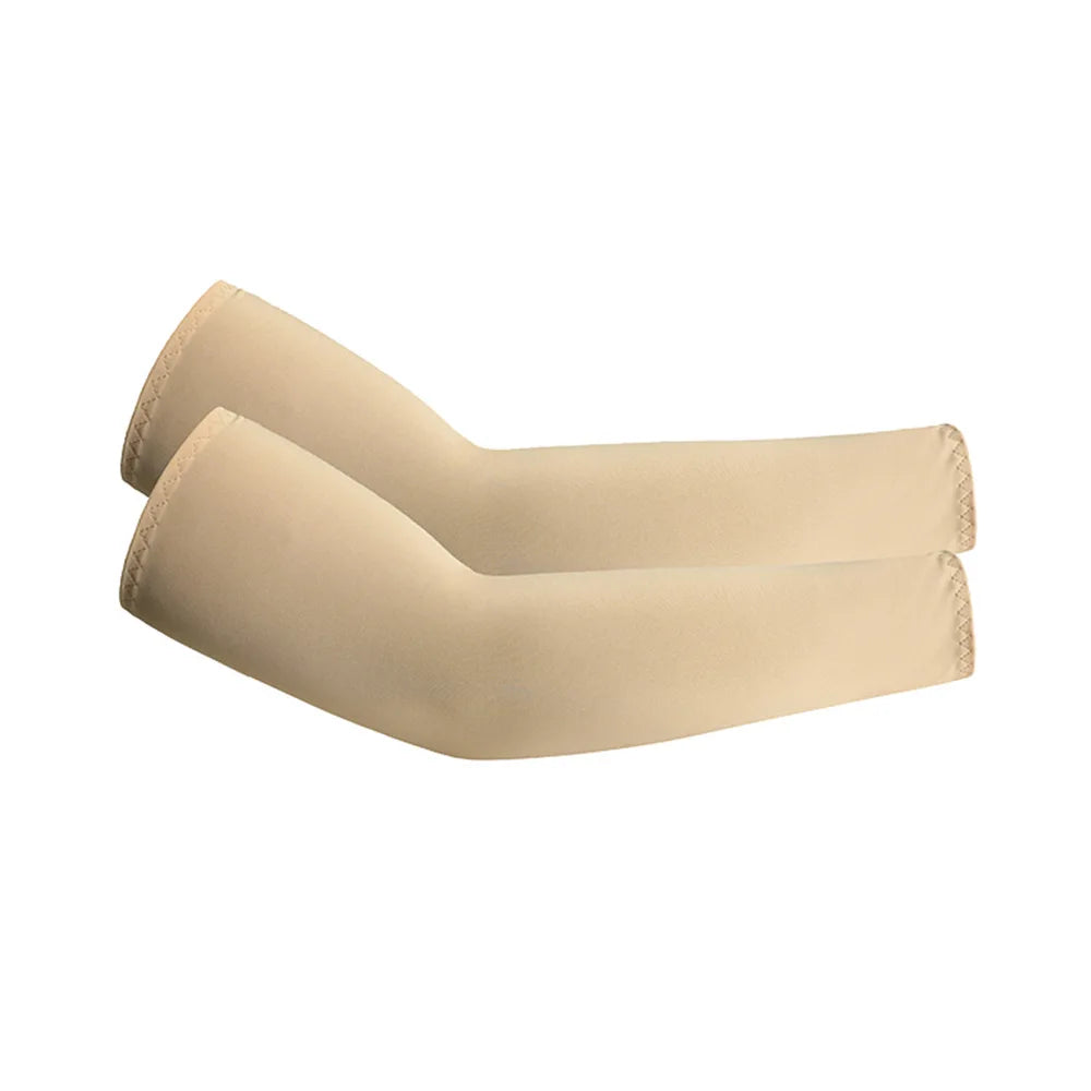 Two Pack Unisex Cooling Arm Sleeves UV Protection For Running Cycling Fishing