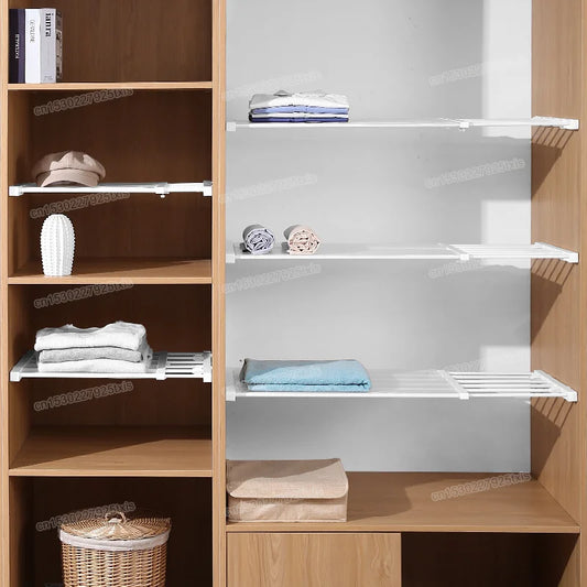 Adjustable Wardrobe Storage Shelf Organizer For Kitchen And Bathroom