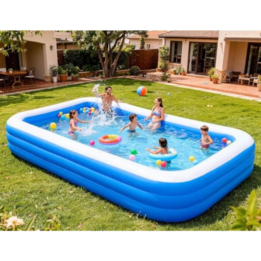 Inflatable Pool For Outdoor Garden Backyard PVC Material Family Use